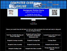 Tablet Screenshot of designjetparts.com